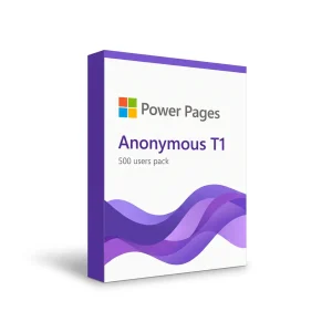 Power Pages anonymous users T1 (gói 500 user)