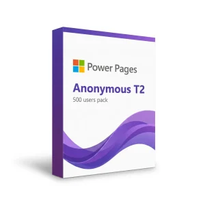 Power Pages anonymous users T2 (gói 500 user)